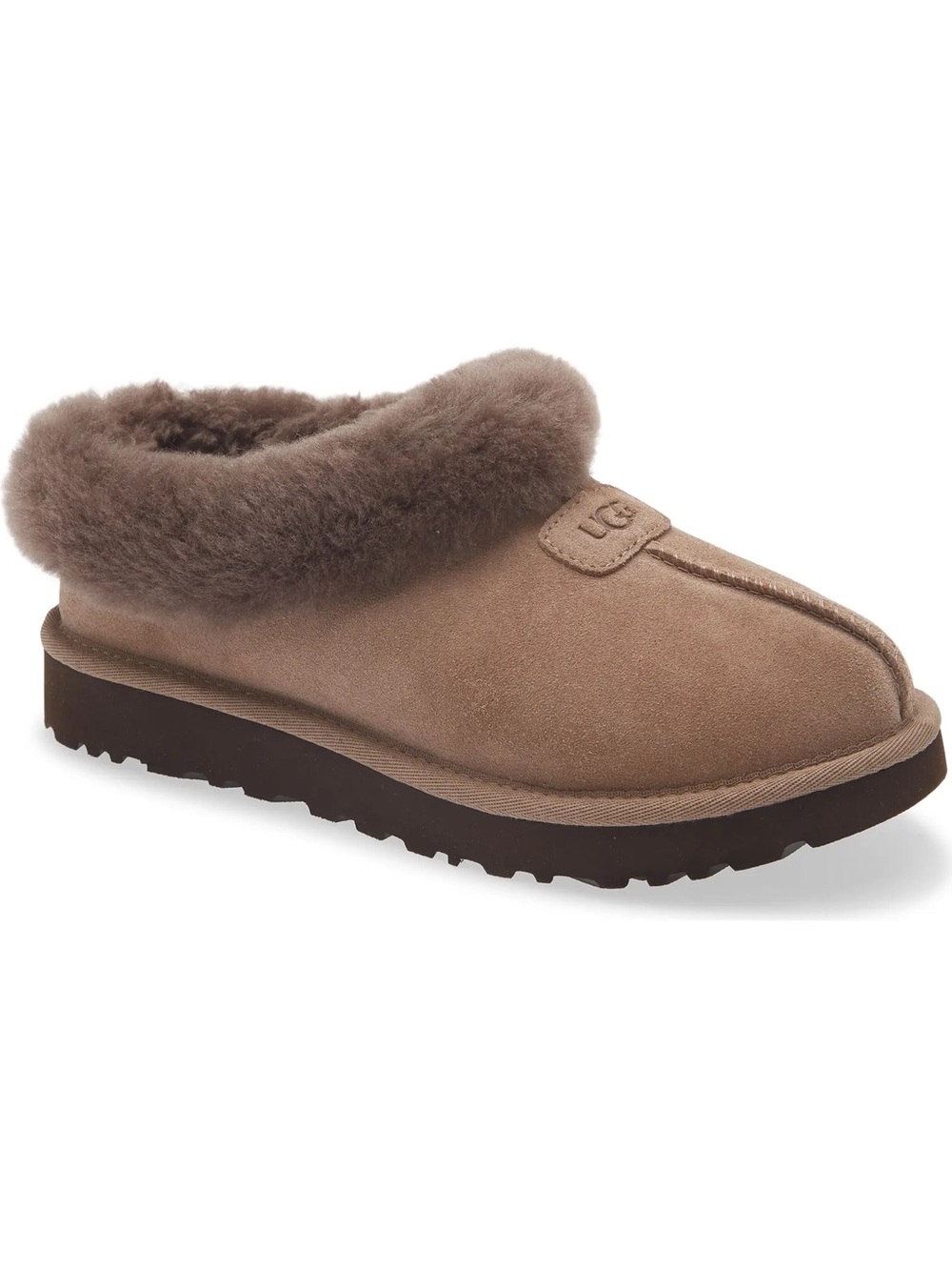 UGG Tazzette Genuine Shearling Collar Slipper